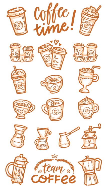 Coffee time! Stickers