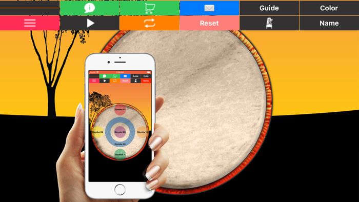 Djembe  - Drum Percussion Pad