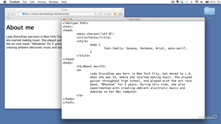 Fonts Course for HTML5 and CSS screenshot-3
