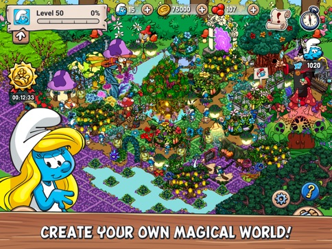 The Electric Frankfurter: A Closer Look at Smurf's Village app for the  iPhone and iPad