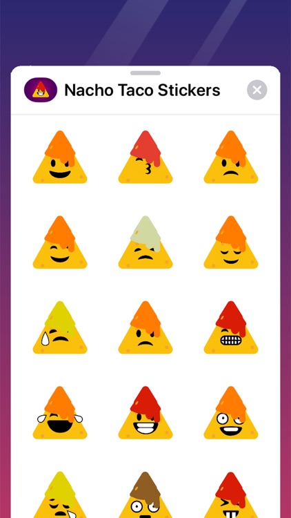 Nacho Taco Stickers