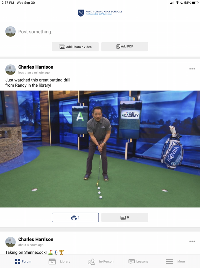 Randy Chang Golf School