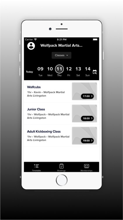 Wolfpack Martial Arts App