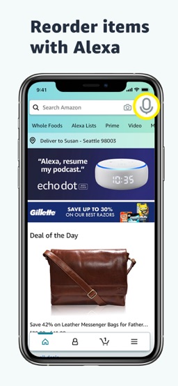 Amazon Shopping app screenshot