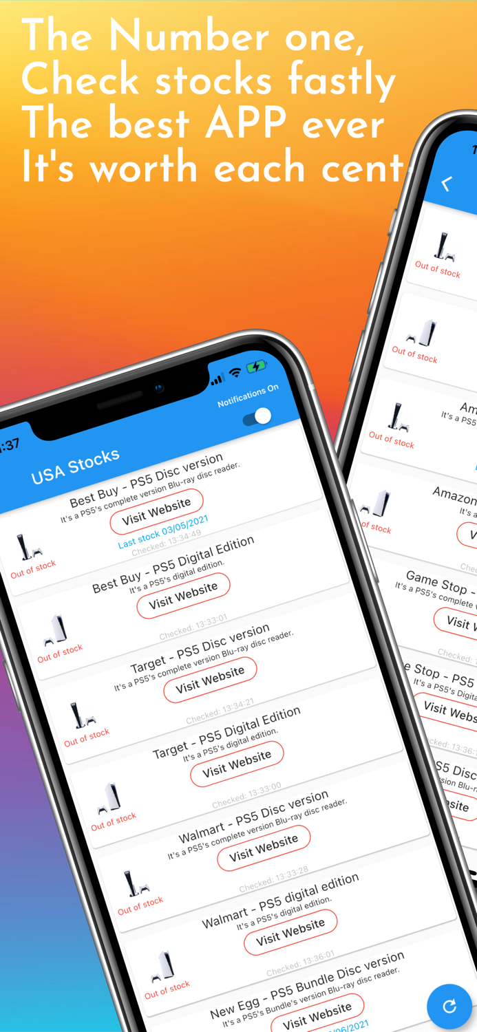 PS5 Stock Alert Notifier