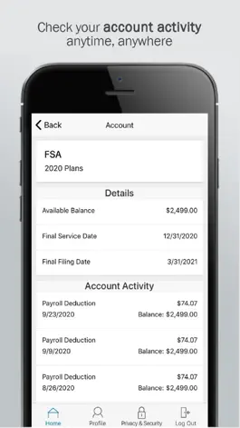 Game screenshot Paychex Benefit Account apk