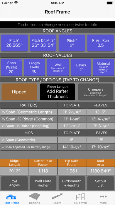 How to cancel & delete Roof Guide - Carpentry Calc from iphone & ipad 1