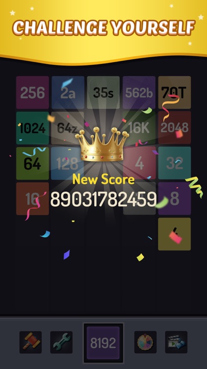 Merge Block - Number Puzzle