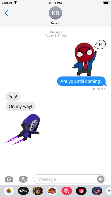 Spider-Man Game Stickers