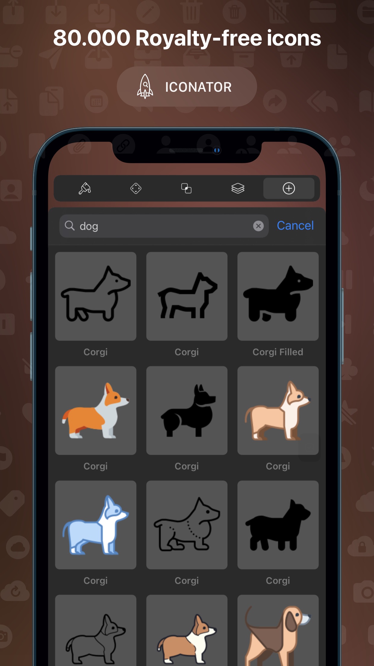 Screenshot do app Vectornator: Design Software