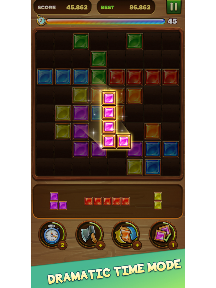 Wood block puzzle blast