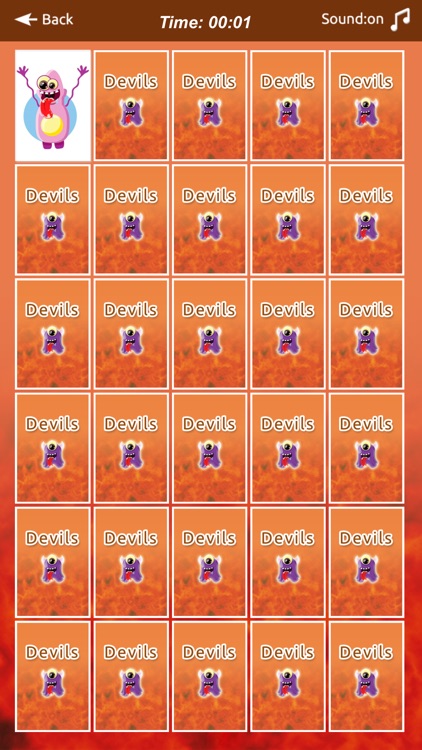 Devils Memory Match Game screenshot-3