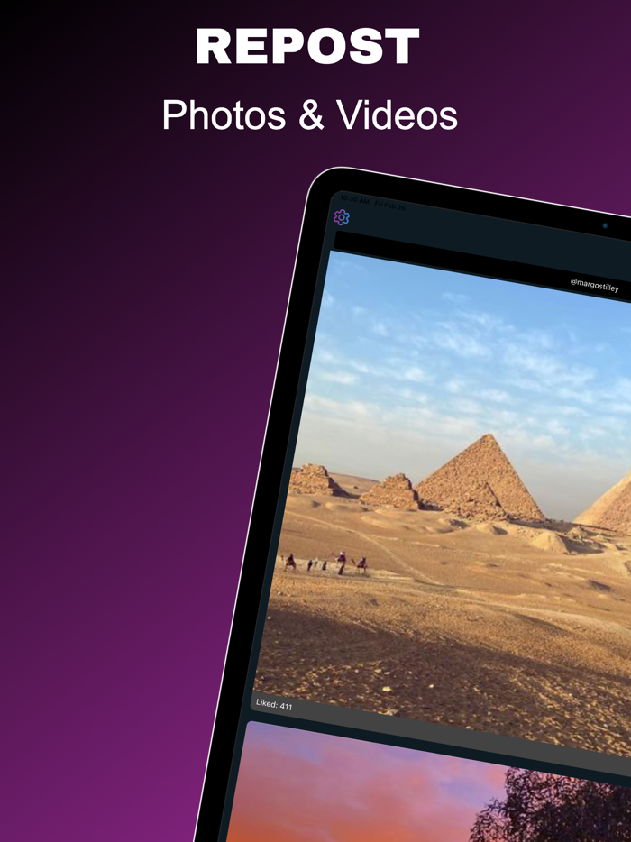 Repost for Instagram ·