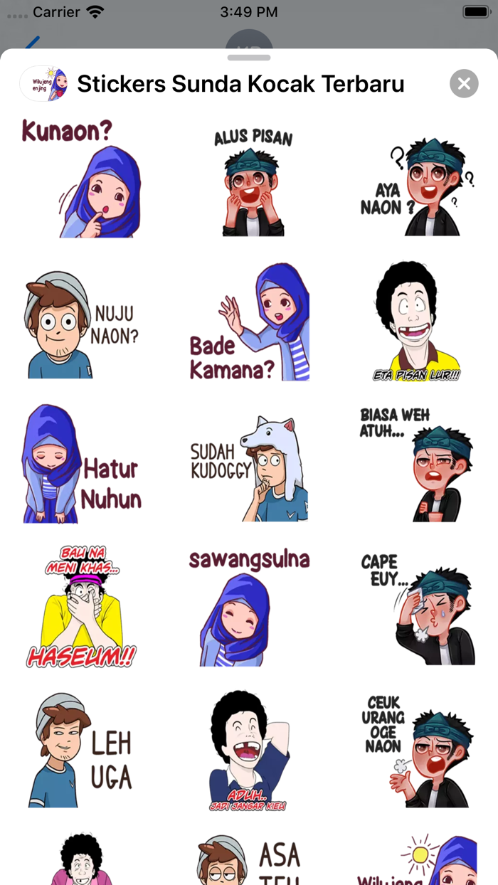 Stickers Sunda Kocak Terbaru