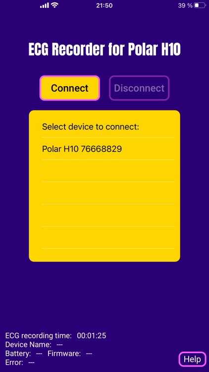 polar h10 ecg app