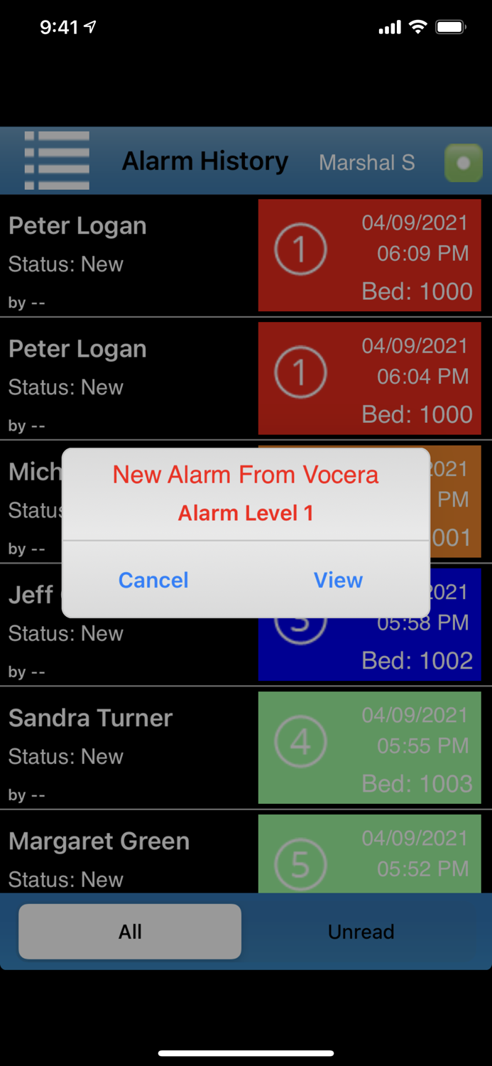 Vocera Alarm Management