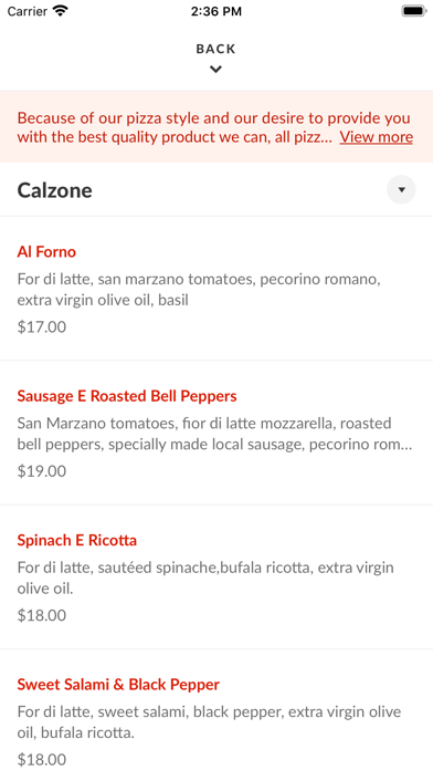 How to cancel & delete Forno Rosso Pizzeria from iphone & ipad 3