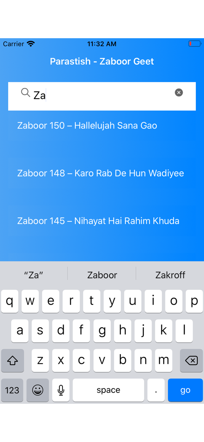 Parastish - Geet Zaboor