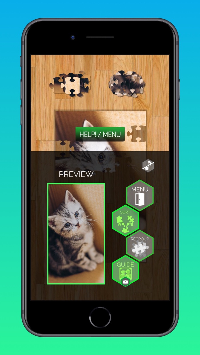 Relaxing Games Puzzle Cats HD