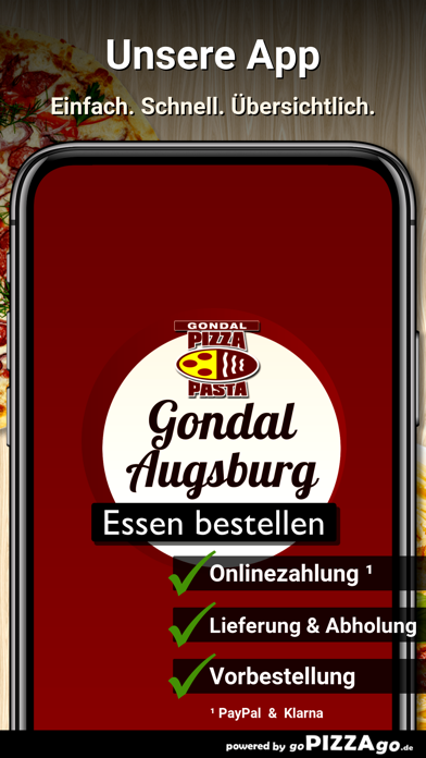 Gondal Pizza Pasta Augsburg screenshot 1