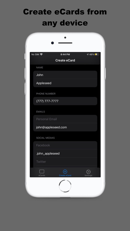 eCard - QR Contact Sharing screenshot-3