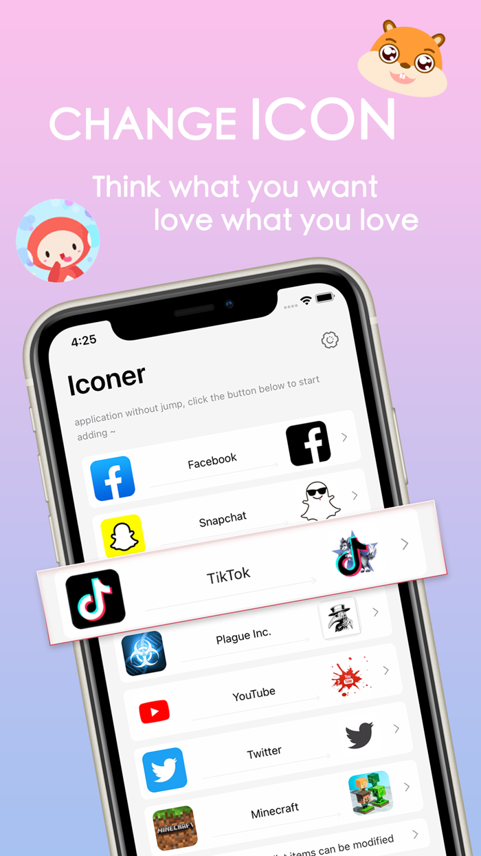 Iconer-App icon changer