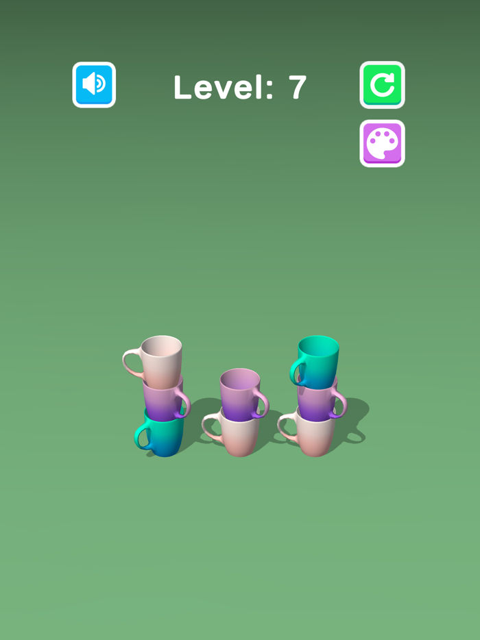 Sort 3D  Color Stack Puzzle