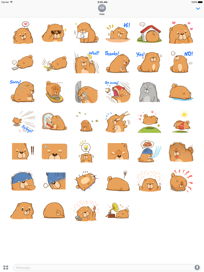 Cute Chow Chow Dog Sticker