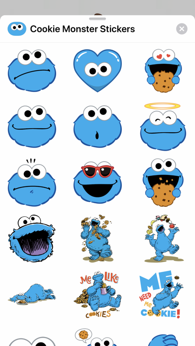 How to cancel & delete Cookie Monster Stickers from iphone & ipad 2