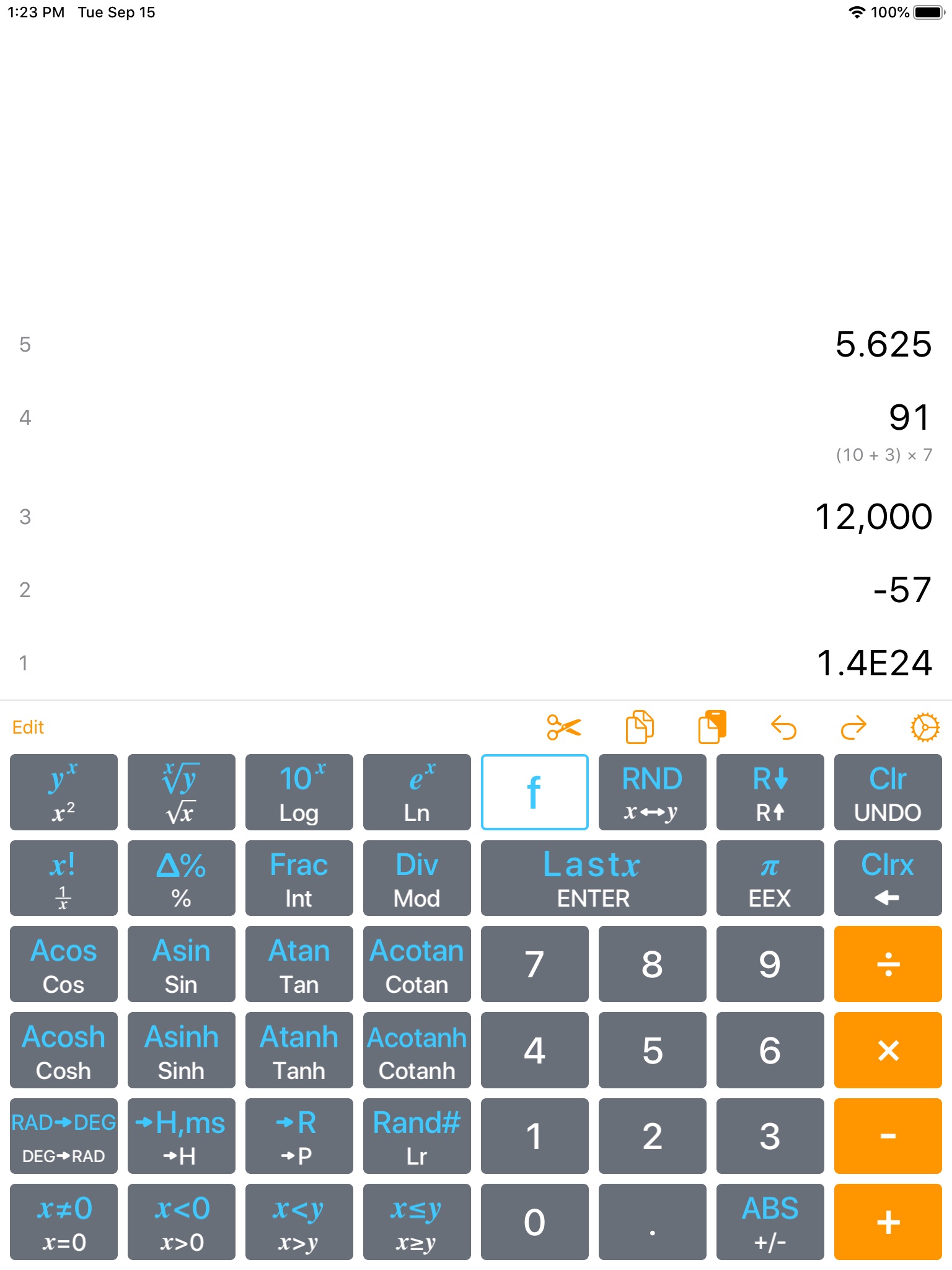 Calculator RPN screenshot 4