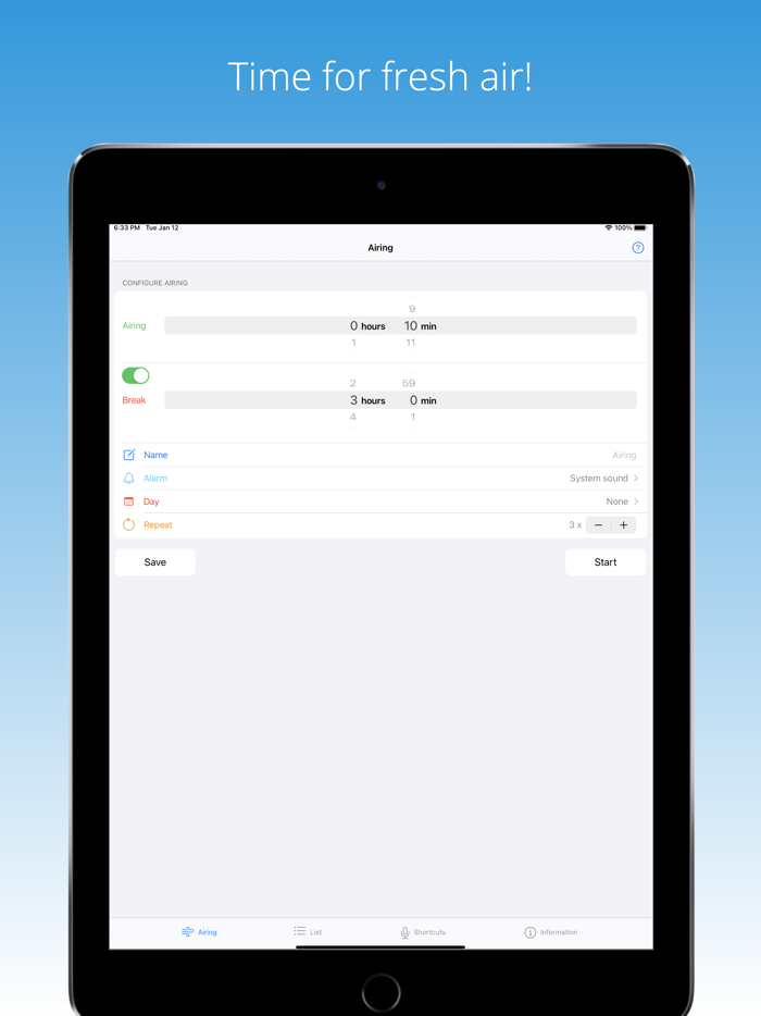 topsAir - Time for fresh air