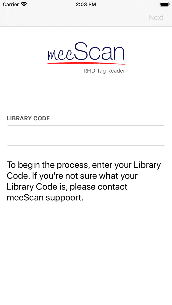meeScan Tag Reader