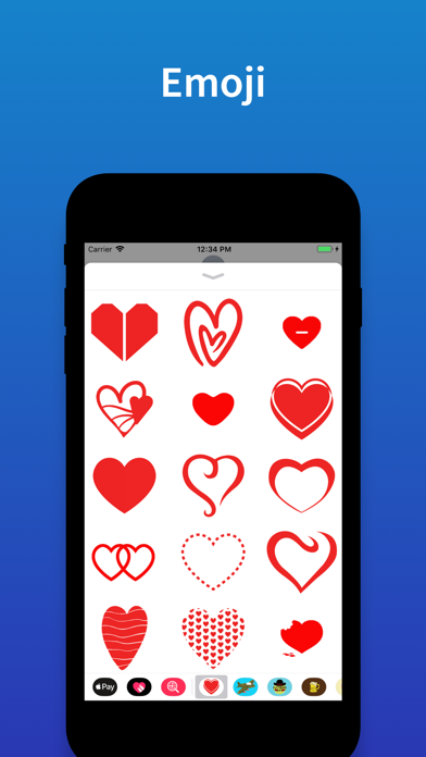 Hearts - Stickers & emoji screenshot 2