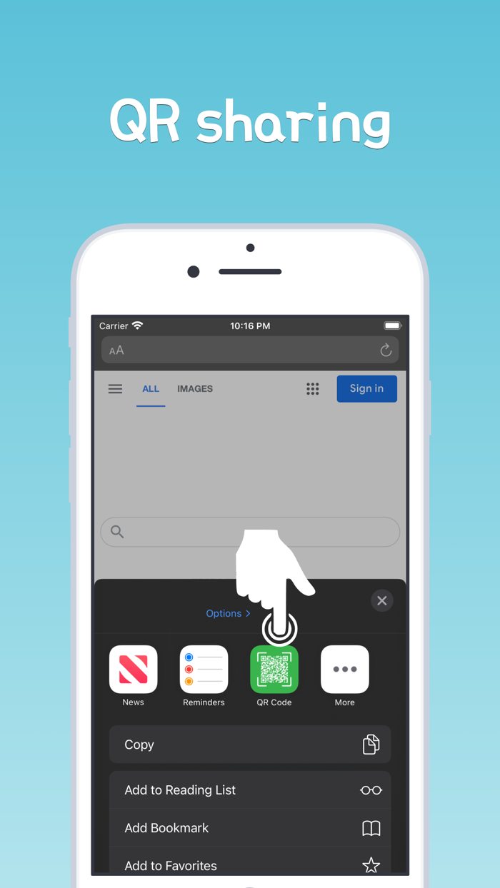 QR code create, view, scan