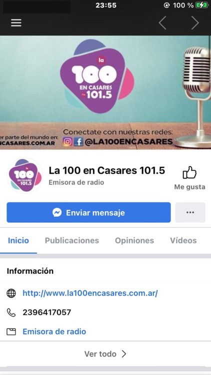 La 100 en Casares FM 101.5