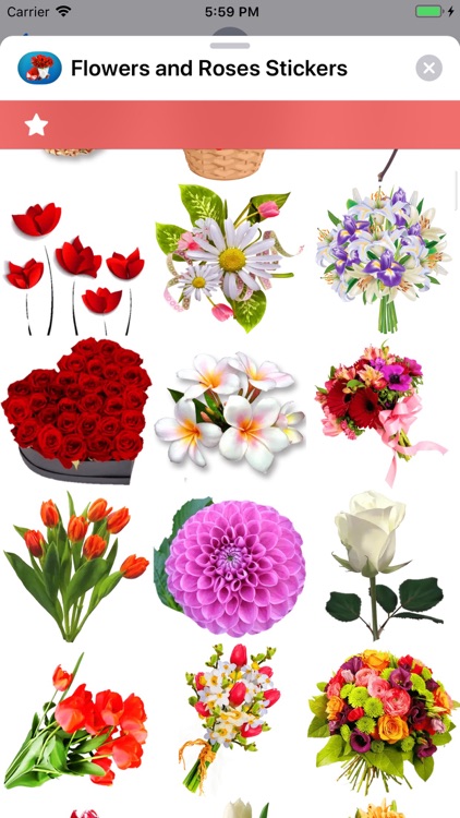 Flowers and Roses Stickers screenshot-7