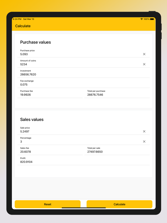 Screenshot #4 pour Crypto Profit Calculator