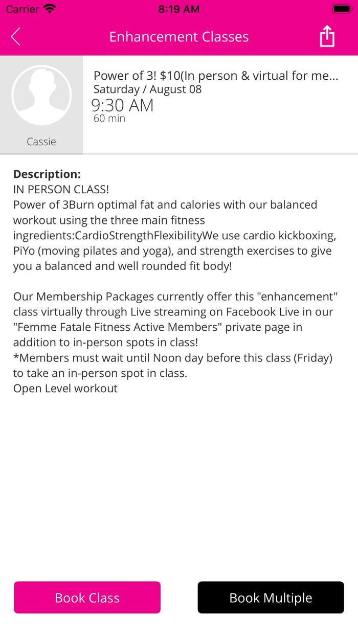 Femme Fatale Fitness