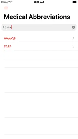 Game screenshot Medical Abbreviations Offline apk