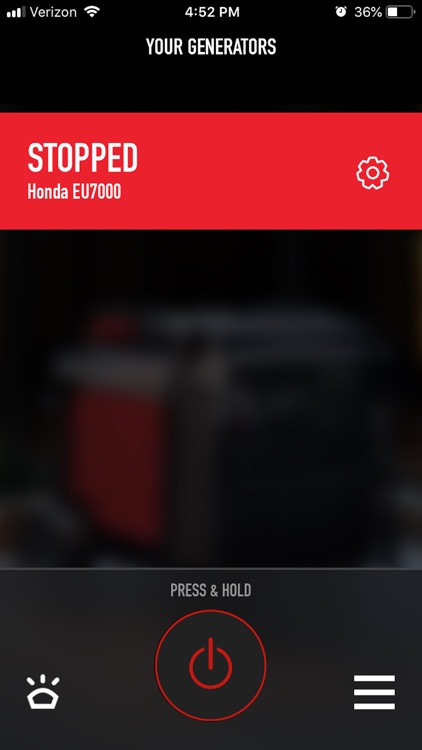 Honda EU7000iS Remote
