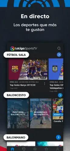 Screenshot 4 LaLiga Sports TV en Directo iphone