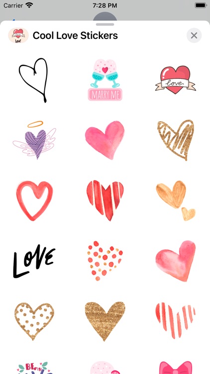 Cool Love Stickers