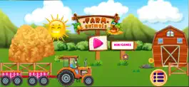 Game screenshot Farm Animals Kids Puzzle hack