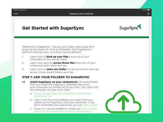 SugarSync screenshot 4
