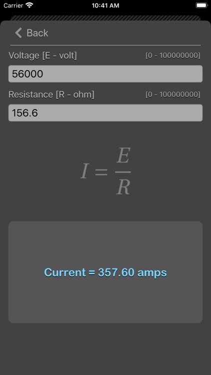 Ohm Law Calculator screenshot-8