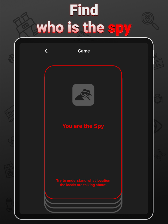 Spy - card party game