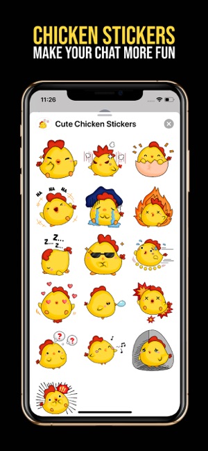 Cute stickers of chicken(圖2)-速報App