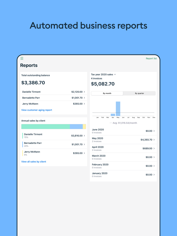 Invoice2go: Easy Invoice Maker screenshot