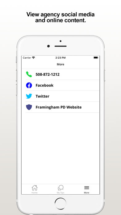 Framingham PD screenshot 3