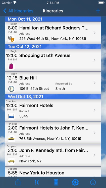 Trip Boss Itinerary manager